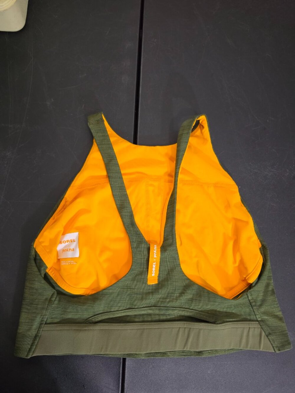 Sorel x prAna Wandering Soul Bralette in Green - Size Large - Picture 4 of 6